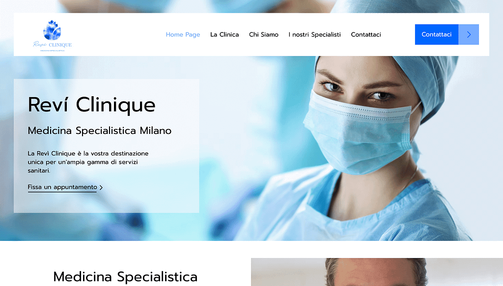 Realizzazione Sito Web per Clinica 6 Realizzazione Sito Web per Clinica