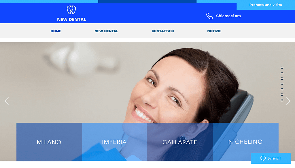 Realizzazione Sito Web per Clinica Dentistica 6 Realizzazione Sito Web per Clinica Dentistica